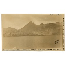 CANAL DE BEAGLE 1929 CHILE ANTIGUA FOTO TAMAÑO TARJETA POSTAL TOMADA DESDE EL BUQUE ALEMAN MONTE OLIVIA